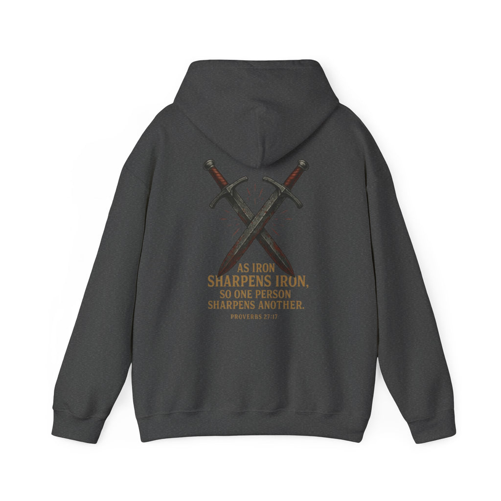 BeTempered “Iron Sharpens Iron” Hoodie – Proverbs 27:17
