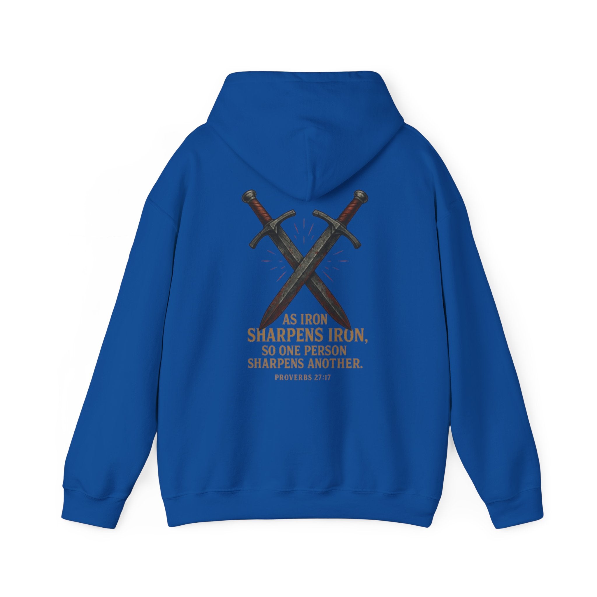 BeTempered “Iron Sharpens Iron” Hoodie – Proverbs 27:17