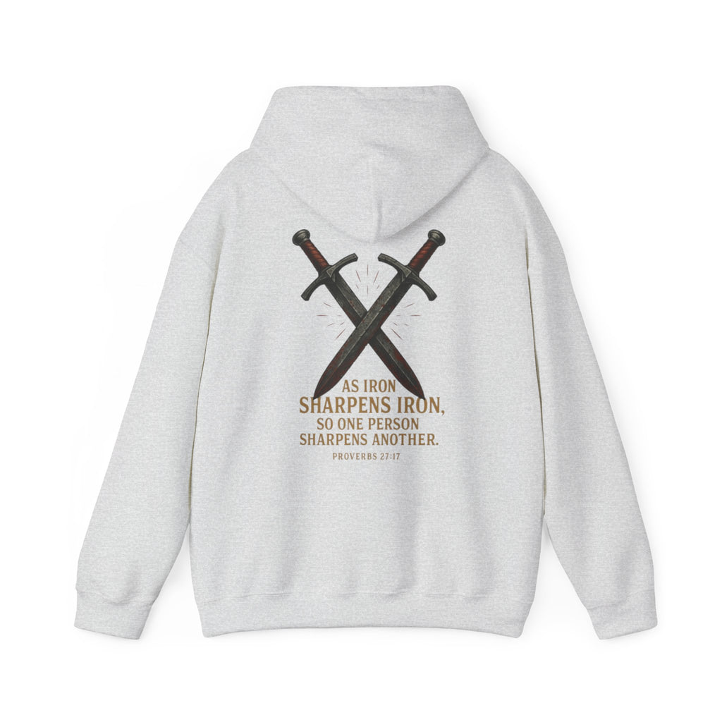 BeTempered “Iron Sharpens Iron” Hoodie – Proverbs 27:17