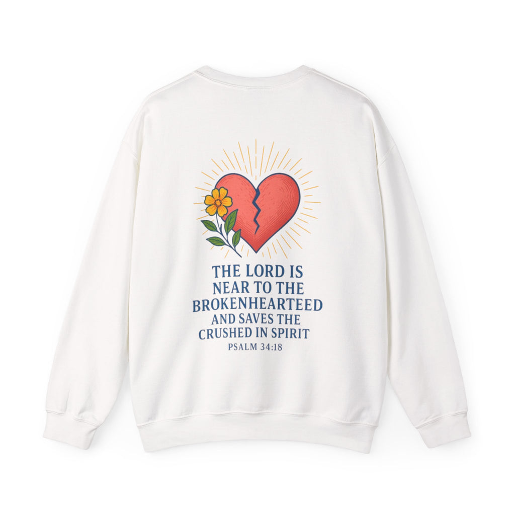 Inspirational Crewneck Sweatshirt - 'The Lord is Near'