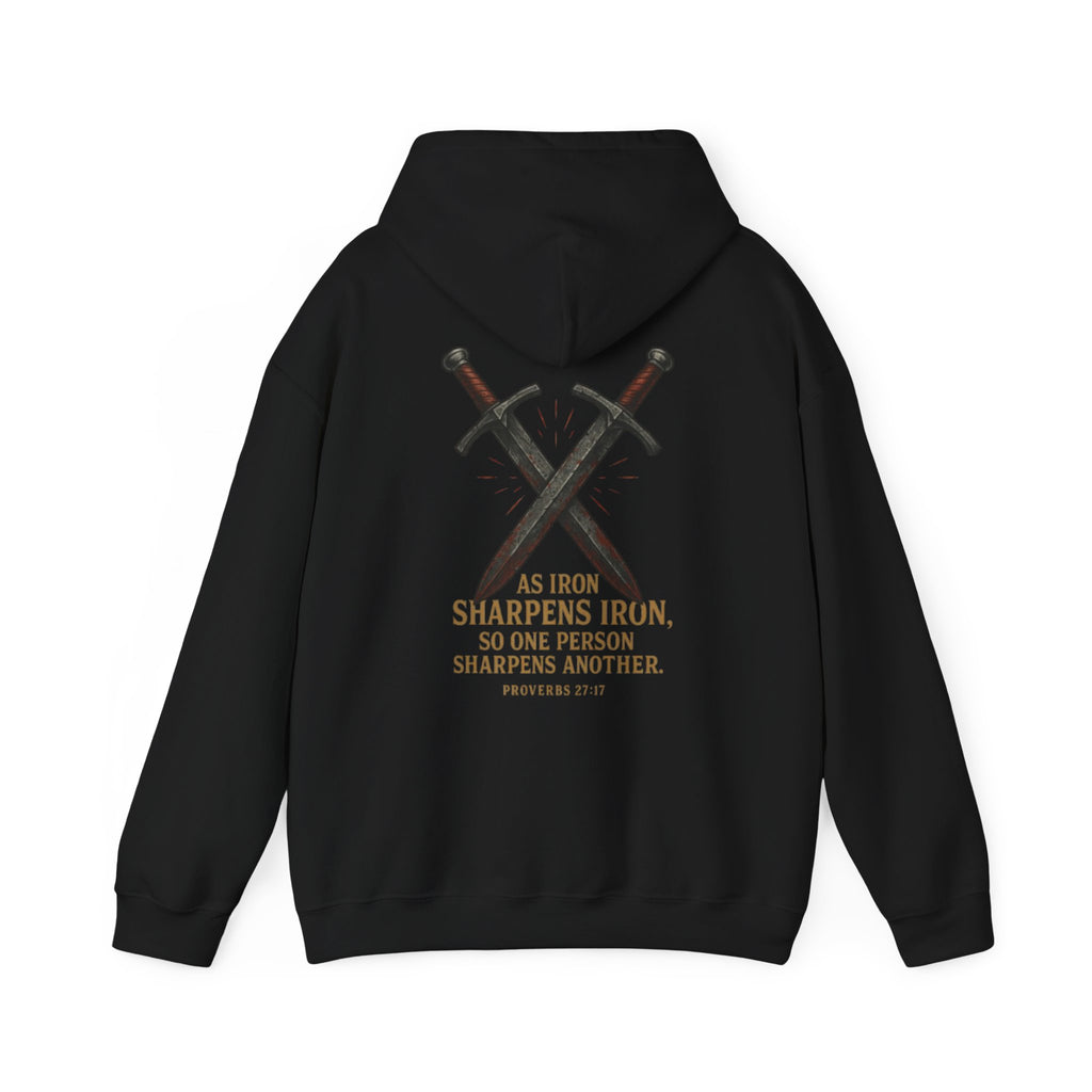BeTempered “Iron Sharpens Iron” Hoodie – Proverbs 27:17