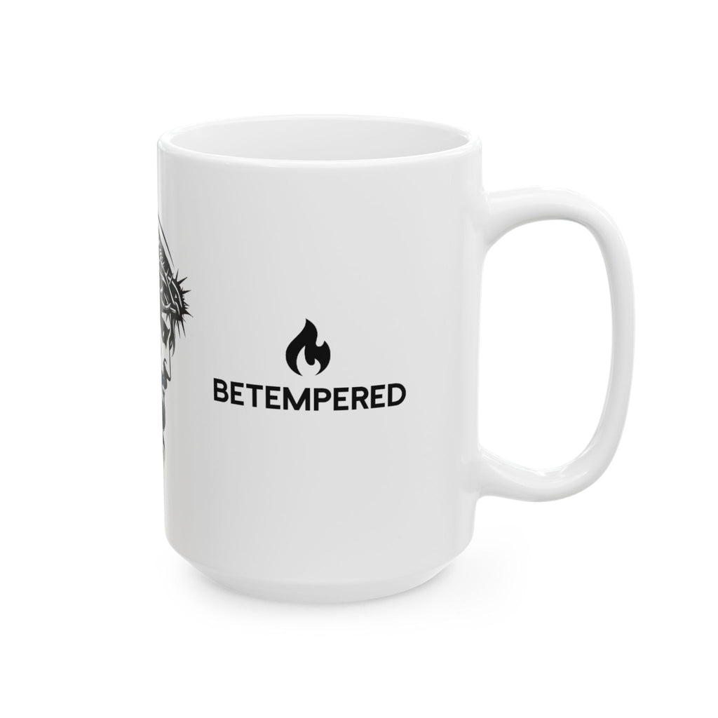 Jesus Profile Ceramic Mug — "Beter Saved" Inspirational Religious Coffee Cup (11oz/15oz)