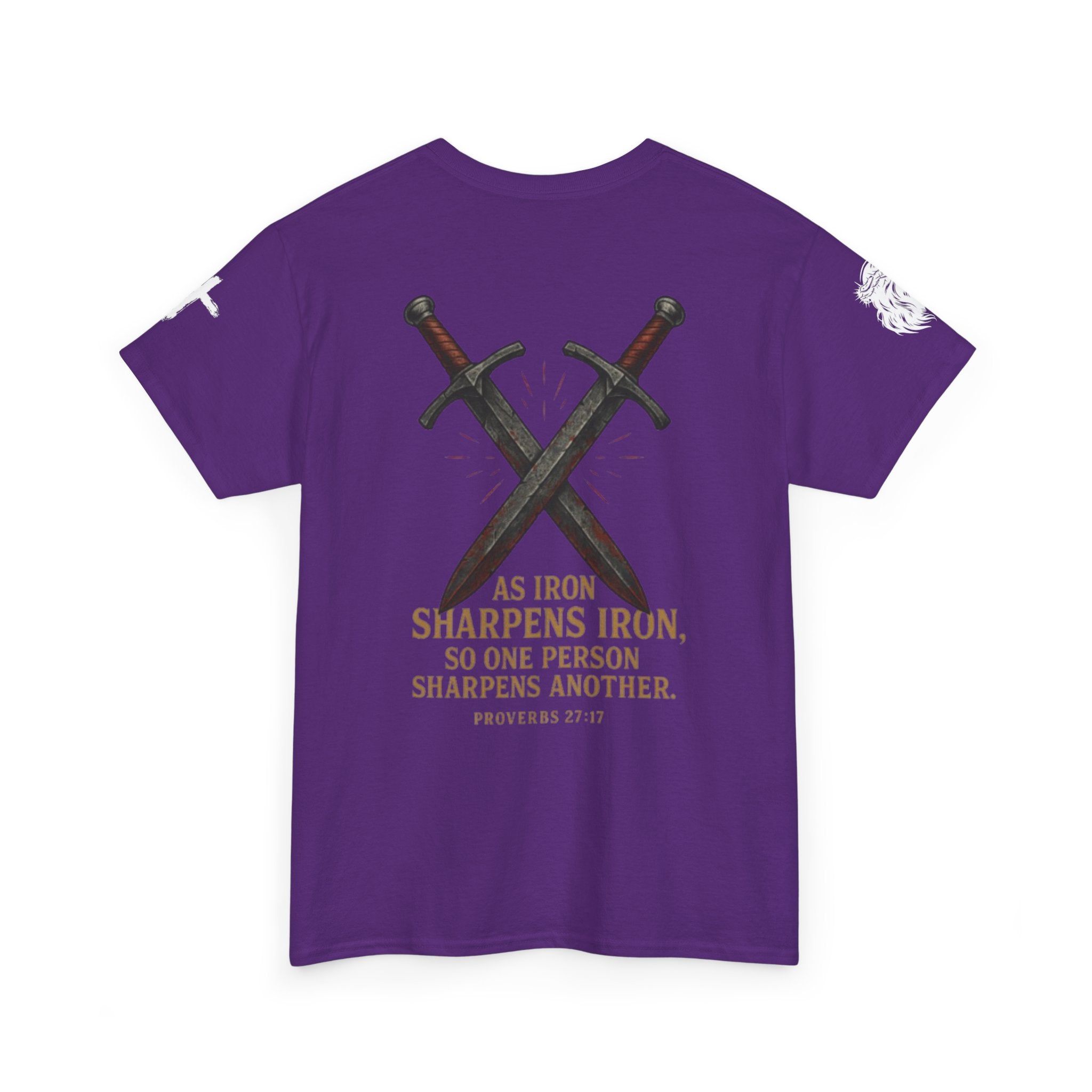 "As Iron Sharpens Iron" Proverbs 27:17 Inspirational Tee