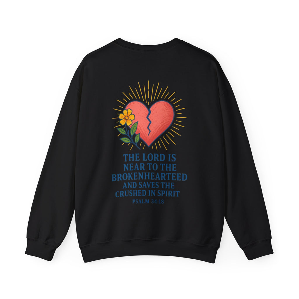 Inspirational Crewneck Sweatshirt - 'The Lord is Near'