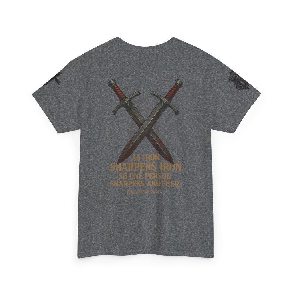 "As Iron Sharpens Iron" Proverbs 27:17 Inspirational Tee
