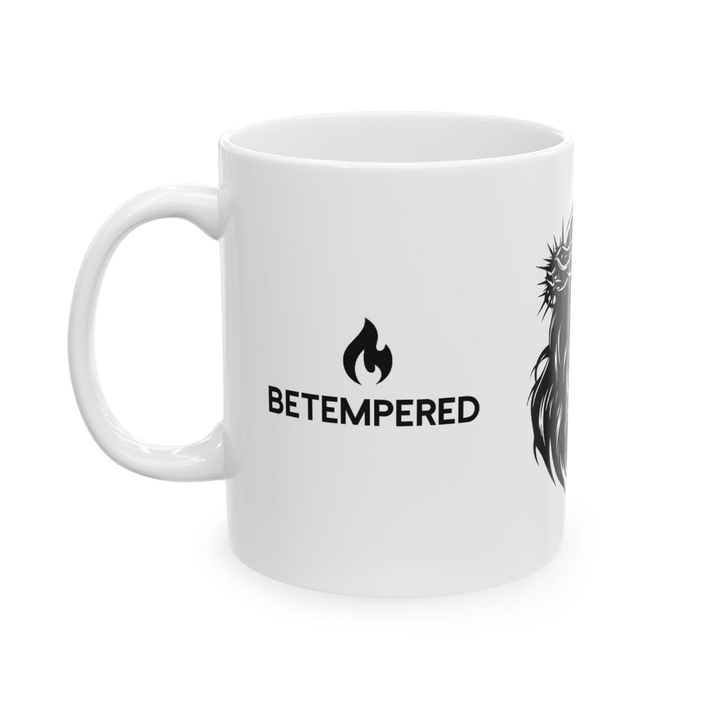 Jesus Profile Ceramic Mug — "Beter Saved" Inspirational Religious Coffee Cup (11oz/15oz)